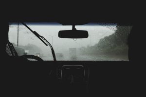 rainy day driving